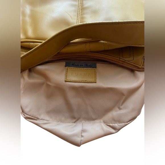 Lunana Mustard Yellow Shoulder Bag – Made in Italy - Picture 8 of 9